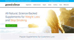 Desktop Screenshot of generalsciences.com